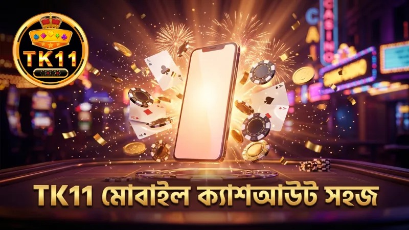 TK11 মোবাইল ইন্টারফেসে ক্যাশআউট অপশনের সহজ ব্যবহার