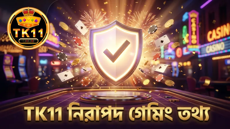 TK11 প্ল্যাটফর্মে নিরাপদ ও দায়িত্বশীল গেমিংয়ের জন্য প্রয়োজনীয় তথ্য।