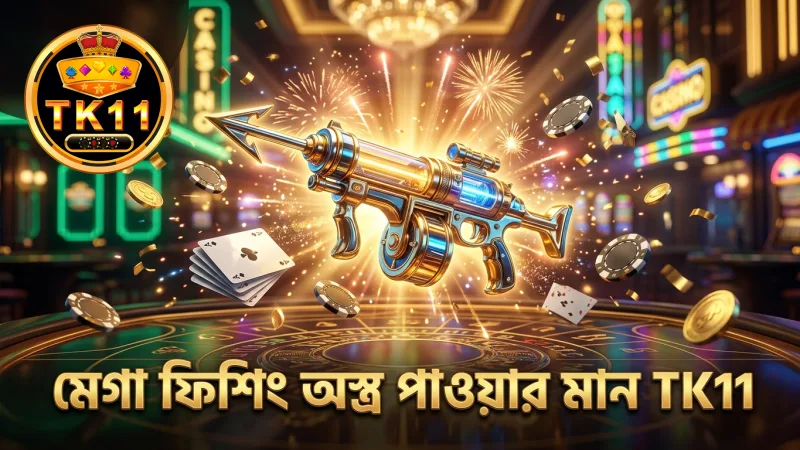 মেগা ফিশিং গেমের বিভিন্ন অস্ত্রের পাওয়ার মান নির্ধারণ।