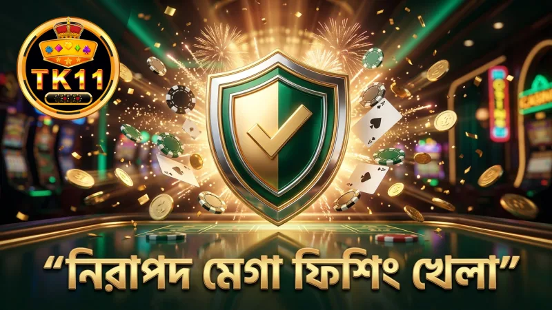 নতুন খেলোয়াড়দের জন্য মেগা ফিশিং গেমে নিরাপত্তা বিধান।