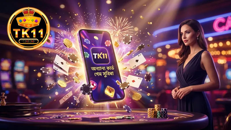 অন্যান্য কার্ড গেমের তুলনায় TK11 প্ল্যাটফর্মের খেলার সুবিধা