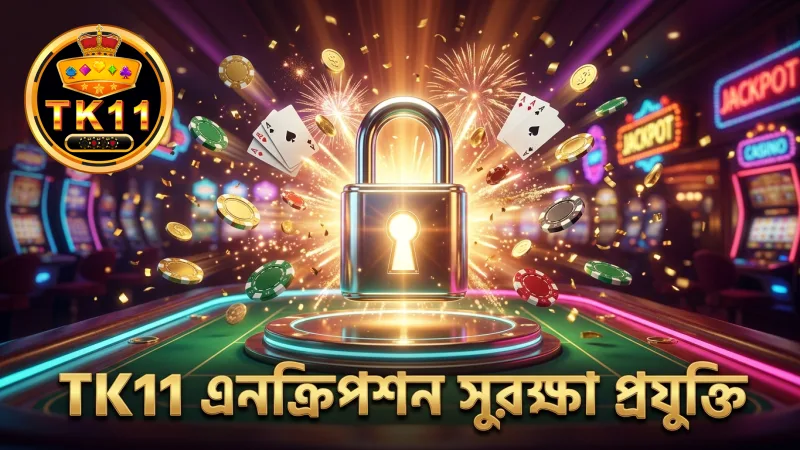 TK11 প্ল্যাটফর্মে এনক্রিপশন প্রযুক্তি এবং নিরাপদ ডেটা সংরক্ষণ।